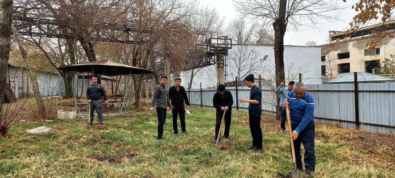 Институтда “Яшил макон” лойиҳаси давом этмоқда