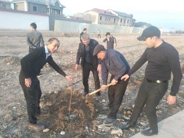 Institutda “Yashil makon” Umummilliy loyihasi doirasida amalga oshirilayotgan ishlar davom etmoqda